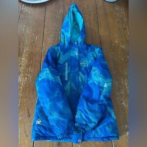 ZeroXposur Kids Blue and Aqua Raincoat